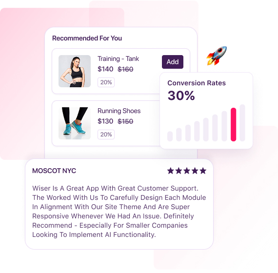WISER shopify checkout upsell extensions